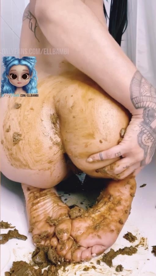 Smearing Over My Ass & Feet P1 and Inked Bambi 2025 [SD ] [258 MB]